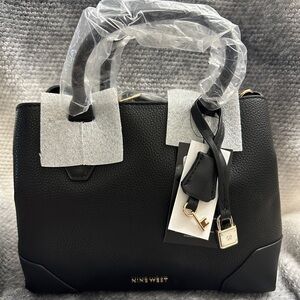 Nine West Brooklyn Black Handbag